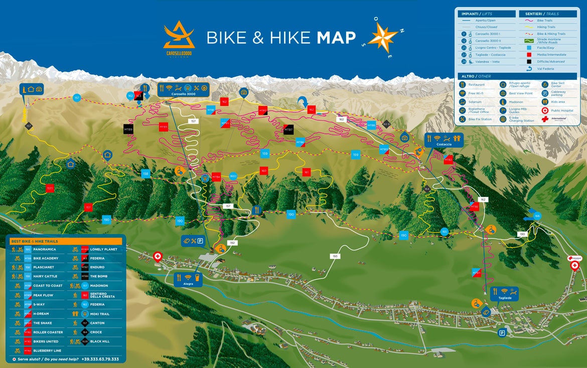 2022 Livigno's Summer Map