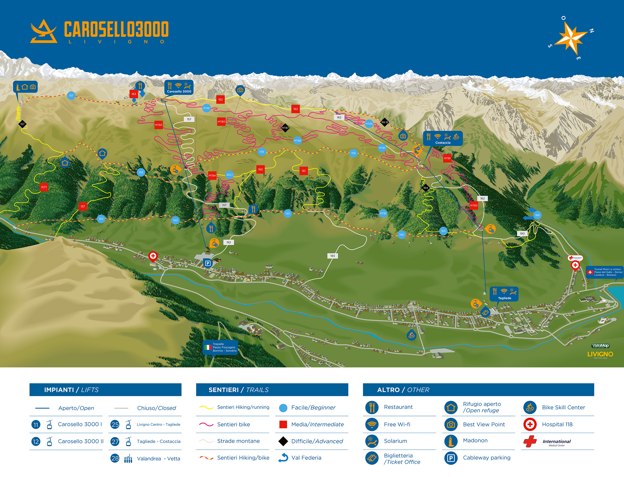 Cartina Livigno