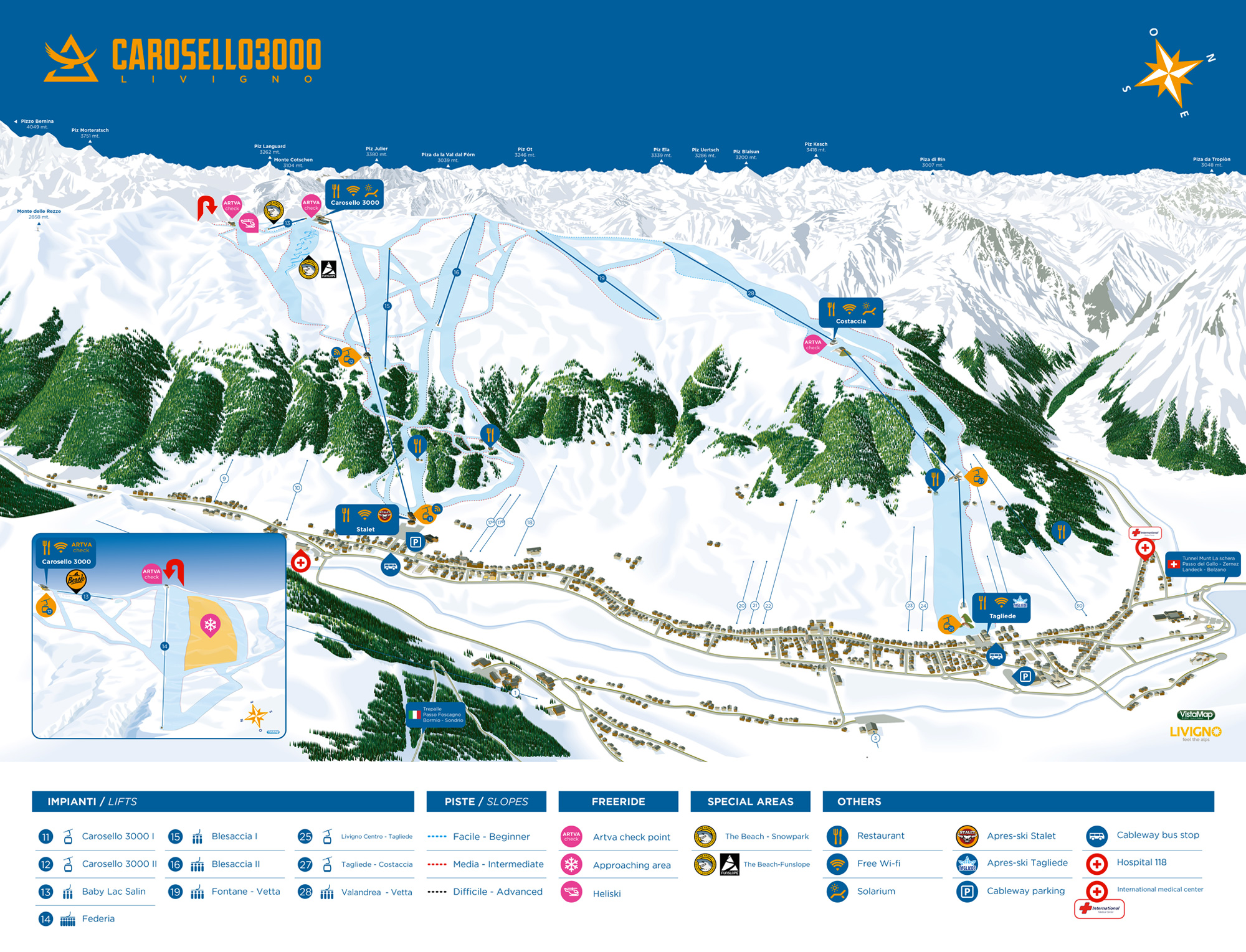 Cartina Livigno