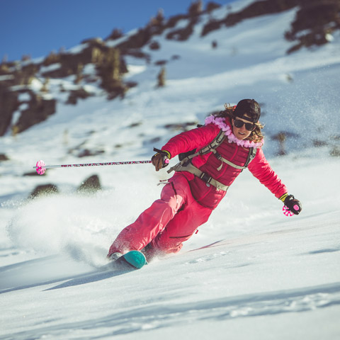 Freerider sulla neve a Carosello 3000