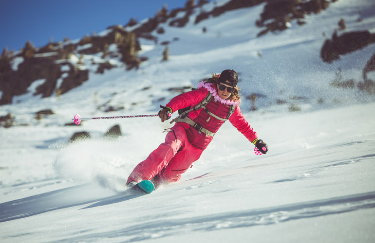 Freerider sulla neve a Carosello 3000