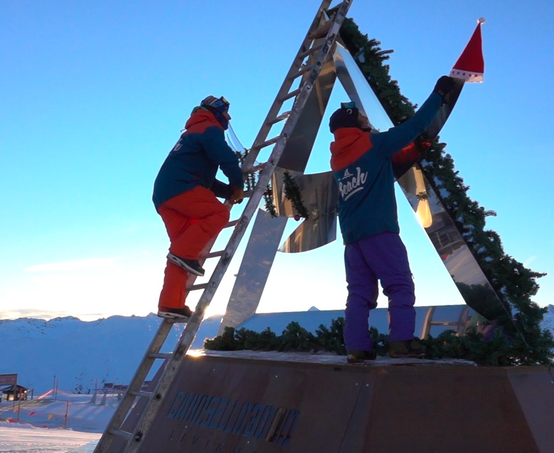 Preparativi di Natale a Carosello 3000