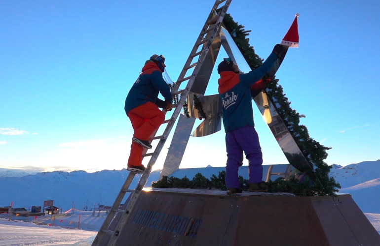 Preparativi di Natale a Carosello 3000