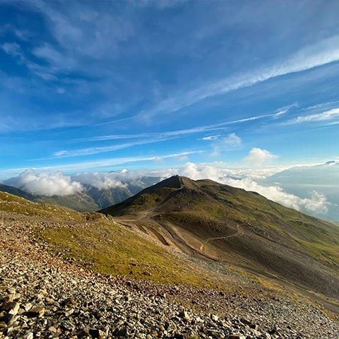 Paesaggio montano di Carosello 3000