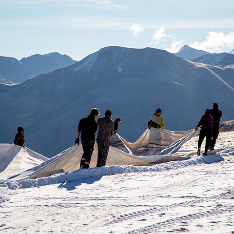 Snow farming a Carosello 3000