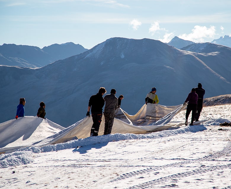 Snow farming a Carosello 3000