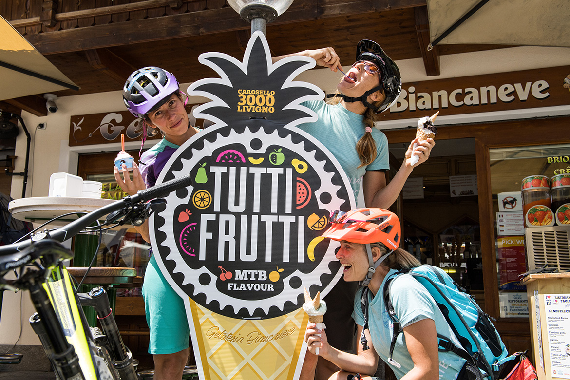 Le avventure di una squadra tutta al femminile sul Tutti Frutti Epic Tour