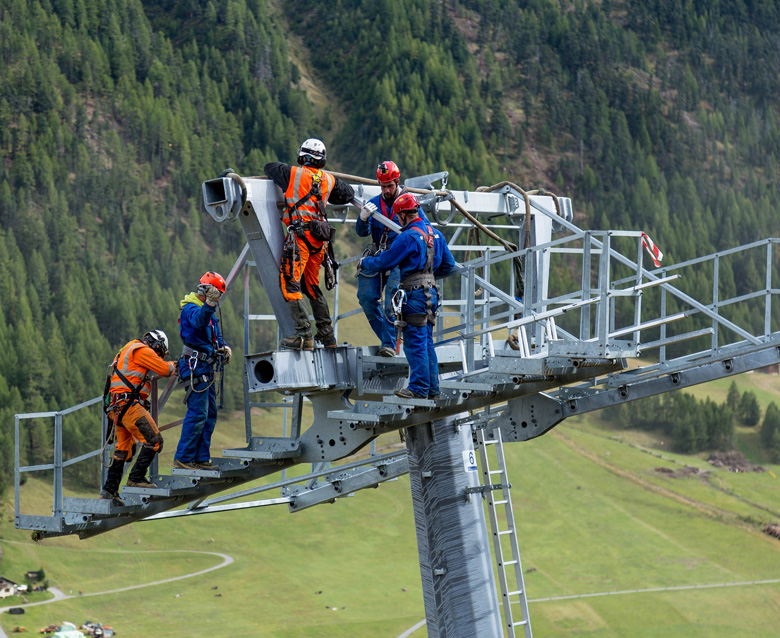 The figures of the new cableway