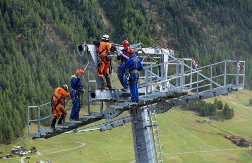 The figures of the new cableway